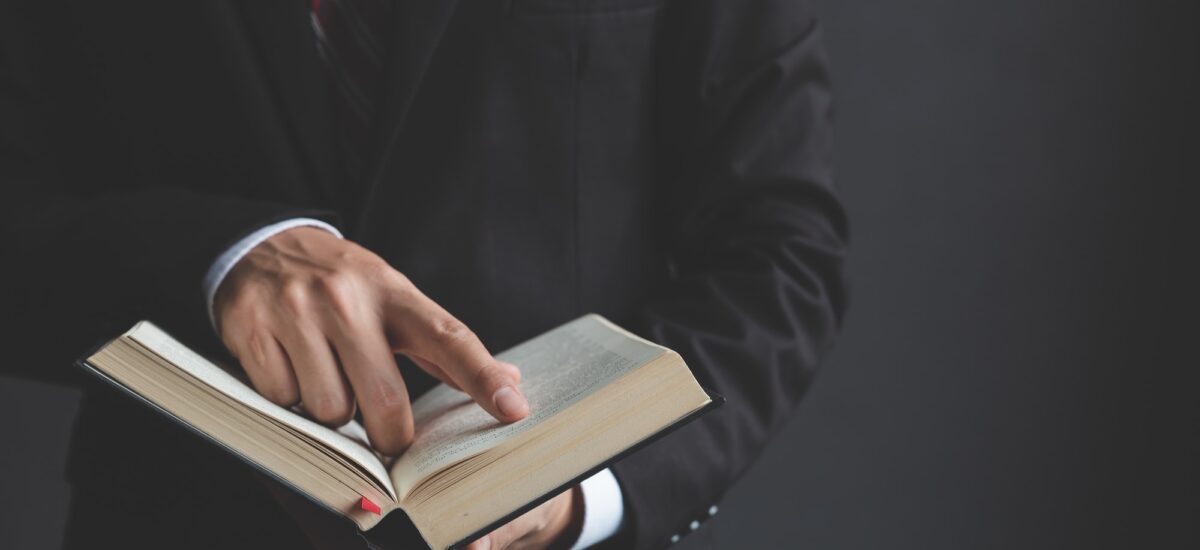 business Studying the Bible at office